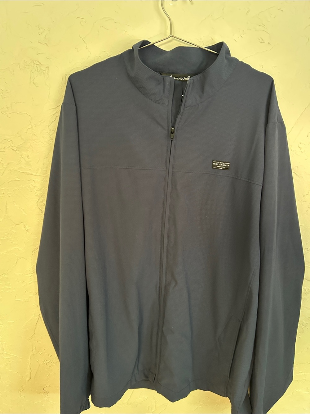 Travis Mathew Navy Full-Zip Jacket